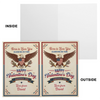 Personalized Name Born To Love You - 250 Years Of Freedom and Valentine Card Patriotic Gift LM32 897855
