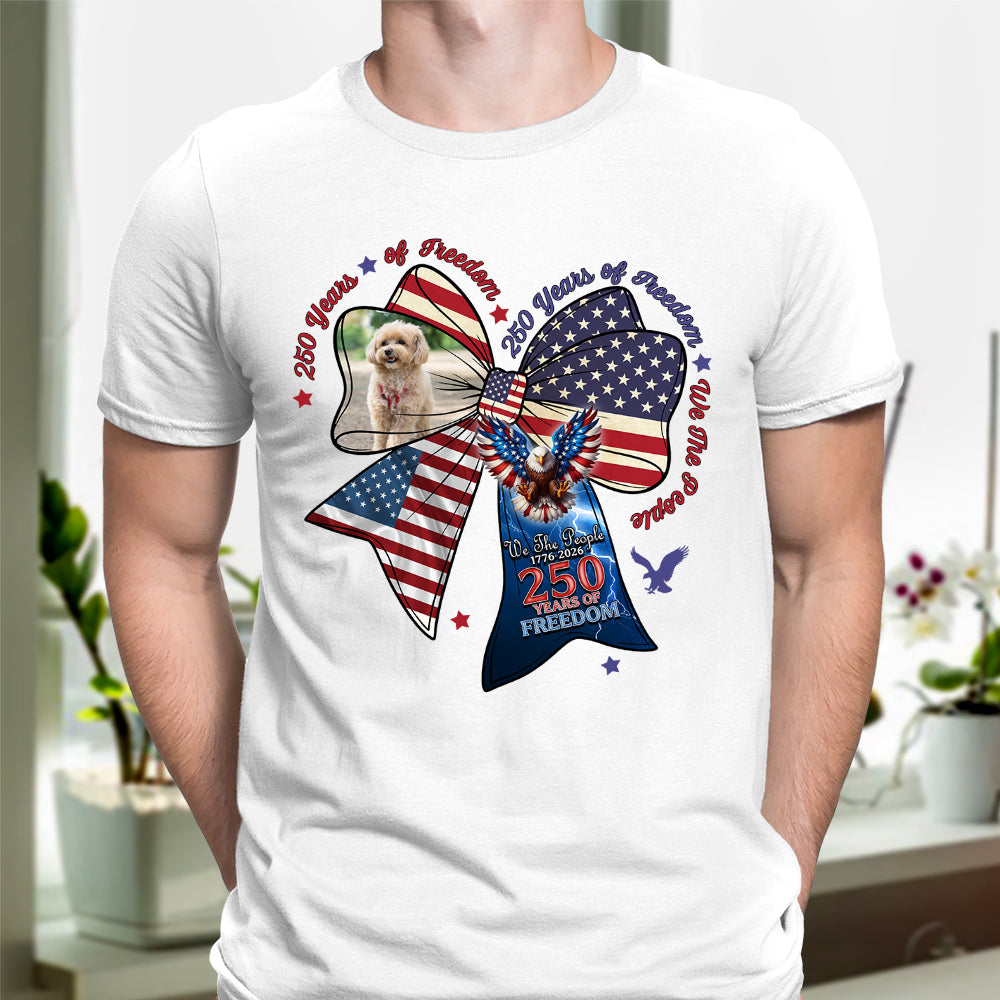 Personalised 250 Years of Freedom Patriotic Eagle We The People Comfort Shirt LM32 899065