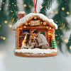 Custom Photo You & Me And The Dog  - Personalized 3D Effect Acrylic Ornament LM32 895959