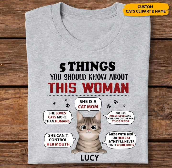GeckoCustom 5 Things You Should Know About This Woman Cat Shirt, N304 HN590