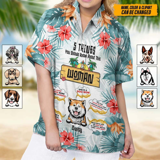 GeckoCustom 5 Things You Should Know About This Woman Dog Clipart Hawaiian Shirt N304 HN590