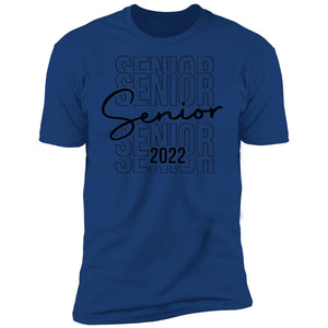 GeckoCustom #680202 Senior 2022 Shirt Premium Tee / Royal / X-Small