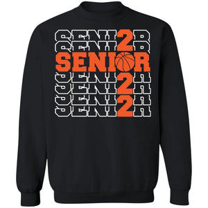 GeckoCustom #680205 Senior 2022 Basketball Sweatshirt Sweatshirt / Black / S