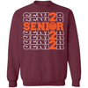 GeckoCustom #680205 Senior 2022 Basketball Sweatshirt Sweatshirt / Maroon / S