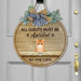 GeckoCustom All Guest Must Be Approved By The Cat Wooden Door Sign With Wreath, Cat Door Hanger HN590
