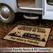 GeckoCustom Always At Home Wherever We Roam Camping Doormat, RVs Camper HN590 15x24in-40x60cm
