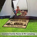 GeckoCustom Always At Home Wherever We Roam Camping Doormat, RVs Camper HN590 24x35in-60x90cm