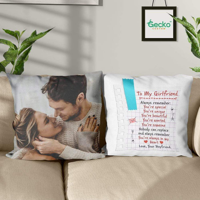 GeckoCustom Always Remember You're Special Couple Throw Pillow HN590 14x14 in / Pack 1