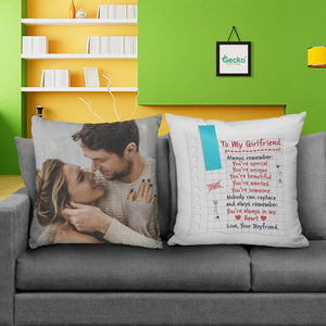 GeckoCustom Always Remember You're Special Couple Throw Pillow HN590