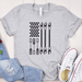 GeckoCustom America Mechanic America T-shirt, HN590 Basic Tee / White / S