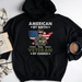 GeckoCustom American By Birth Veteran By Choice Veteran Shirts, Veterans Day Gift, Military Gift, HN590 Pullover Hoodie / Black Colour / S