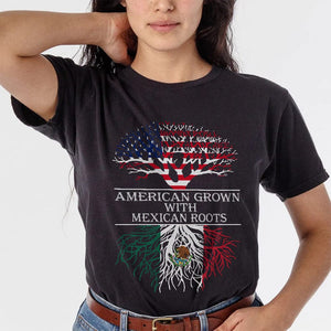 GeckoCustom American Grown with Mexican Roots America Shirt, K228 HN590