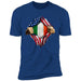 GeckoCustom American Irish Flag St Patrick Shirt Premium Tee / Royal / X-Small