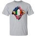 GeckoCustom American Irish Flag St Patrick Shirt Basic Tee / Sport Grey / S