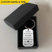 GeckoCustom Annoying Each Other Custom Photo Family Metal Keychain HN590 With Gift Box (Favorite) / 1.77" x 1.06" / Colorful