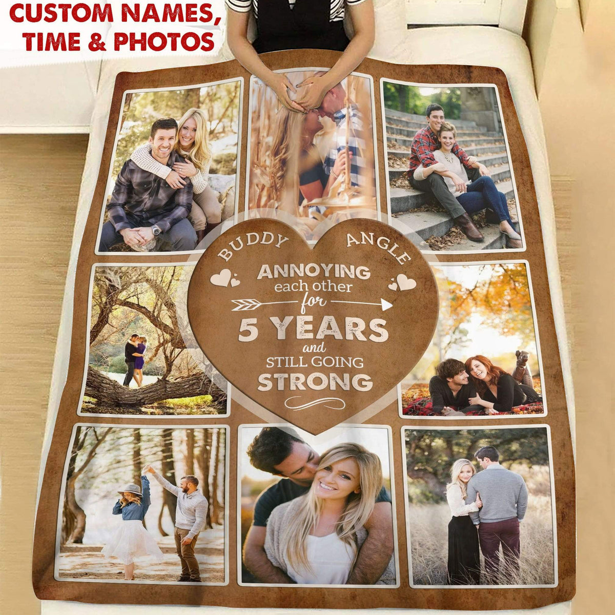 Custom scrapbook - Anniversary scrapbook for couple