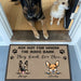 GeckoCustom Ask Not For Whom The Dog Barks It Barks For Thee Personalized Custom Dog Doormats C408
