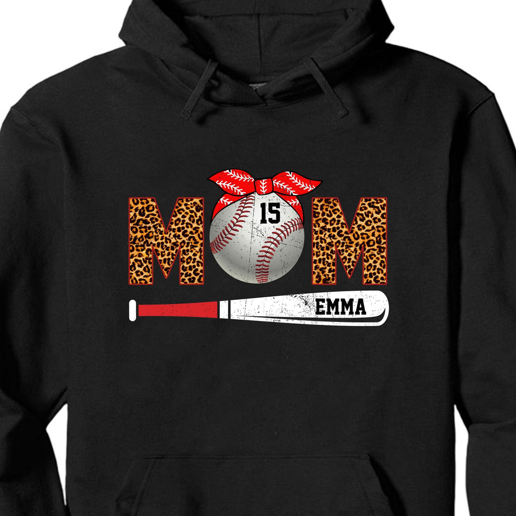 GeckoSG Personalized Christmas Gift 2023, Baseball Mom Shirt Personalized Custom Baseball Shirt H496, Basic Tee / White / S