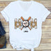 GeckoCustom Baseball Mom Shirt Personalized Custom Baseball Shirt H488