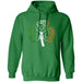 GeckoCustom Baseball Softball Shamrock St Patrick Shirt Hoodie / Irish Green / S