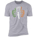GeckoCustom Baseball Softball Shamrock St Patrick Shirt Premium Tee / Heather Grey / X-Small