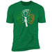 GeckoCustom Baseball Softball Shamrock St Patrick Shirt Premium Tee / Kelly Green / X-Small