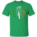 GeckoCustom Baseball Softball Shamrock St Patrick Shirt Basic Tee / Irish Green / S