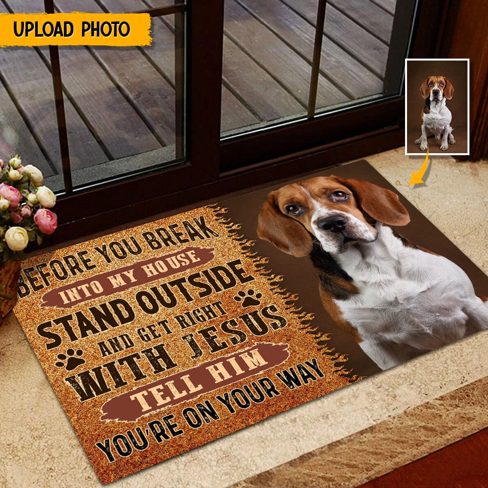 Greetings dog doormat best sale