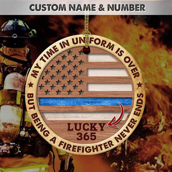 Being A Firefighter Ornament DA199 - GeckoCustom