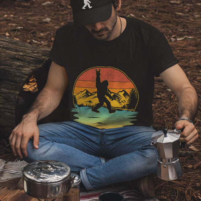 GeckoCustom Believe Bigfoot Camping Shirt, Adventure Tshirt HN590