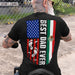 GeckoCustom Best Dad Ever America & Mexico Flag Back Family Shirt, HN590