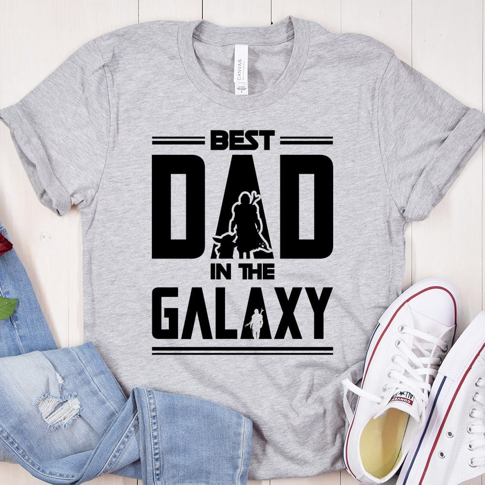 GeckoCustom Best Dad In The Galaxy Father's Day Gift Shirt, HN590