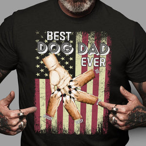 GeckoCustom Best Dog Dad Ever Dog Pump Dog T shirt HN590