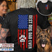 GeckoCustom Best Dog Dad Ever Paw Dog Shirt K228 HN590