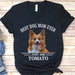 GeckoCustom Best Dog Dad/Mom Ever Personalized Dog Photo Shirt C274 Women V-neck / V Black / S