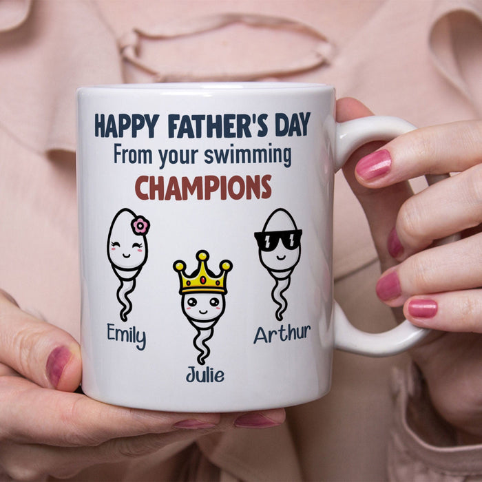 GeckoCustom Best Sperm Donor Ever Personalized Custom Father's Day Mug C313