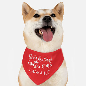 GeckoCustom Birthday Boy Girl Dog Bandana Personalized Custom Dog Bandana H575