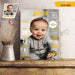 GeckoCustom Birthday Gift For Baby Upload Photo Canvas N369 HN590 8 x 12 Inch / Satin Finish: Cotton & Polyester