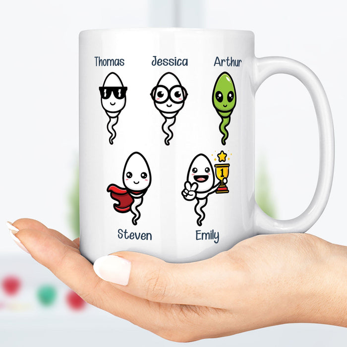 GeckoCustom Came From Your Balls Personalized Custom Father's Day Birthday Mug C340