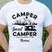 GeckoCustom Camper Sweet Camper Personalized Custom Camping Bright Shirt C594 Premium Tee (Favorite) / P Light Blue / S