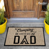 GeckoCustom Camping Is Better With Dad Family Doormat HN590