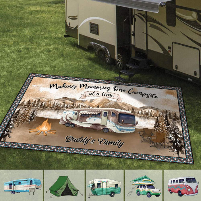 GeckoCustom Camping Patio Rug, Patio Mat HN590