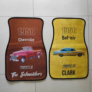 GeckoCustom Car mats Personalized Gift, Upload car photos, Custom your name, car name & year, HN590