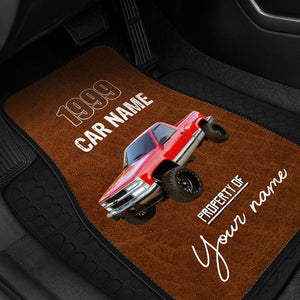 GeckoCustom Car mats Personalized Gift, Upload photo classic car, Custom name & year, HN590