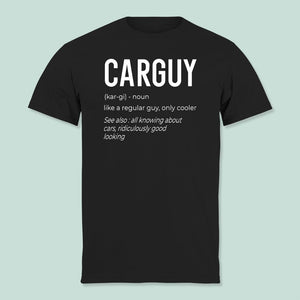 GeckoCustom Carguy Definition Car Shirt T368 HN590 Basic Tee / Black / S