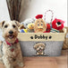 GeckoCustom Cartoon Dog Toys Bin Storage, Dog Lovers Gift, Custom Dog Name HN590