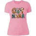 GeckoCustom Cat Mama Leopard Shirt Women Tee / Light Pink / X-Small