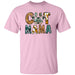 GeckoCustom Cat Mama Leopard Shirt Basic Tee / Light Pink / S