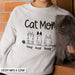 GeckoCustom Cat Mom Clipart Cat Shirt, N304 HN590