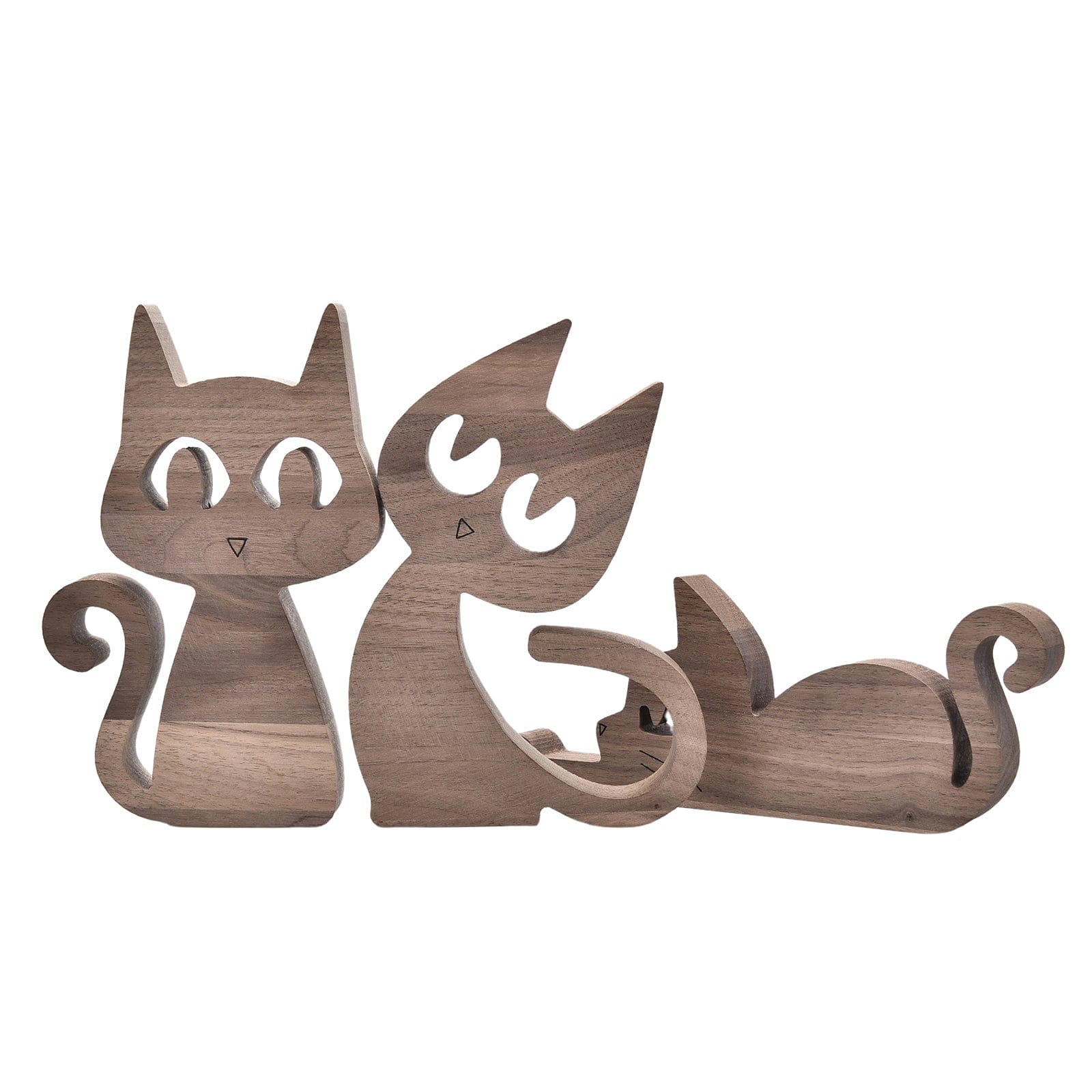 GeckoCustom Cat Wood Sculpture N304 HN590 Only Cat Version 1